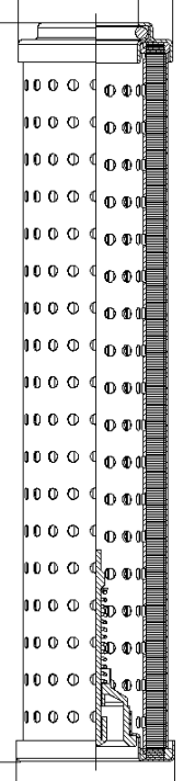Filter element return filter 25my