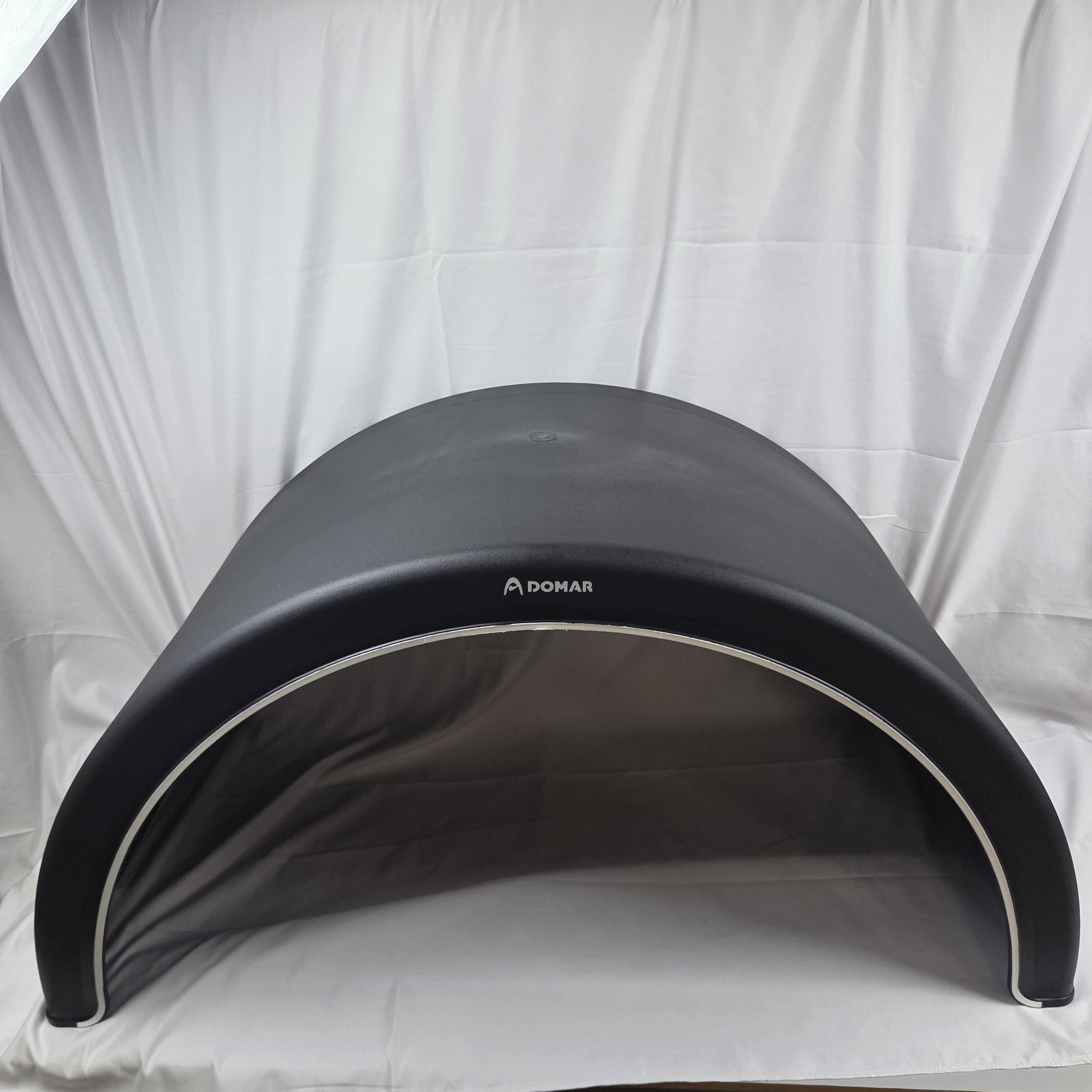 Plastic mudguard with white border