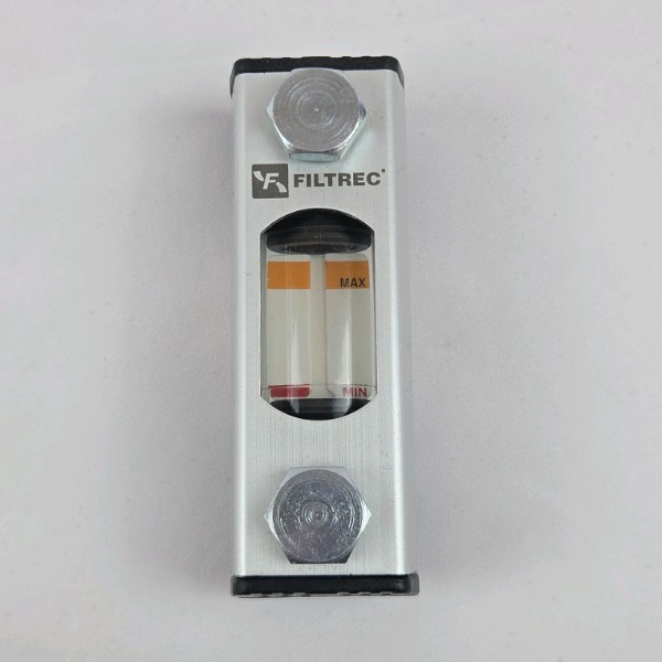 Level gauge with thermometer