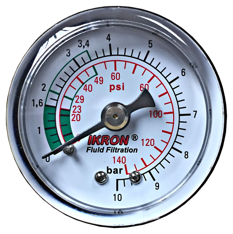 Clogging indicator 1/8"