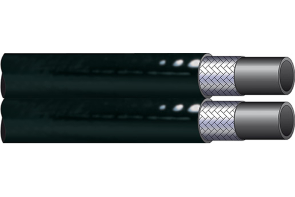 Termoplastslange 3/8" Twin R8