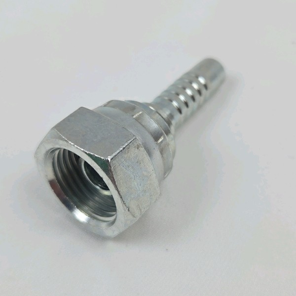 Indstik 3/8" - 1/2" BSP Lige med omløber