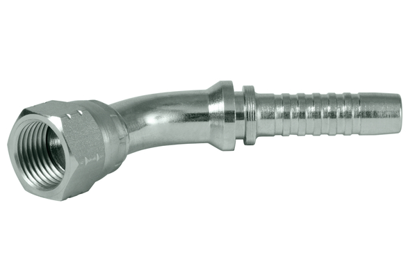 Hose fitting 1/4" - M14x1,5 Komatsu 45° Swivel Female